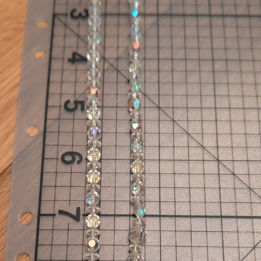 Vintage Aurora Borealis Crystal Necklace - Picture 7 of 7